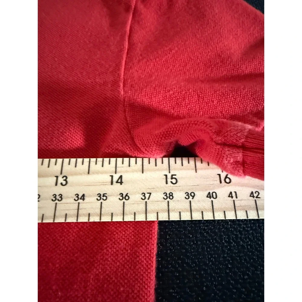 Polo Ralph Lauren Mens Slim Fit Red Cotton Pique Short Sleeve Polo Shirt XS